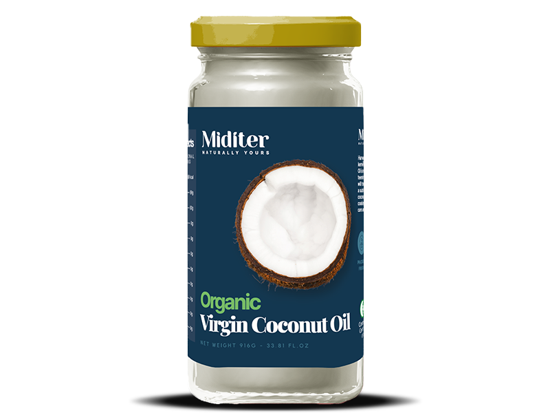 Harvested from pure coconut kernels, Miditer’s Virgin Coconut Oil is nutritiously rich and teeming with health benefits that will transform your lifestyle.