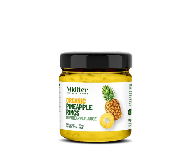 Organic Pineapple Rings in Pineapple Juice