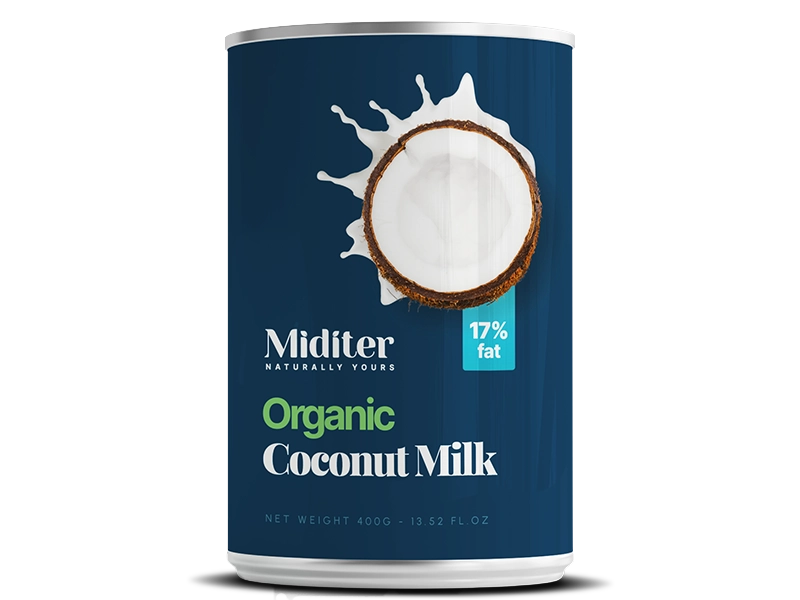 Organic coconut Milk 17% fat