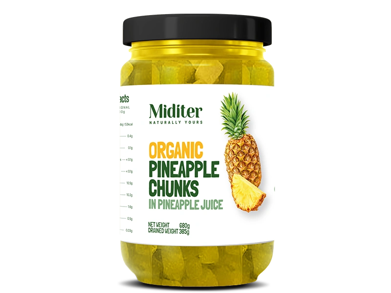 Organic Soursop Chunks with Pineapple Juice
