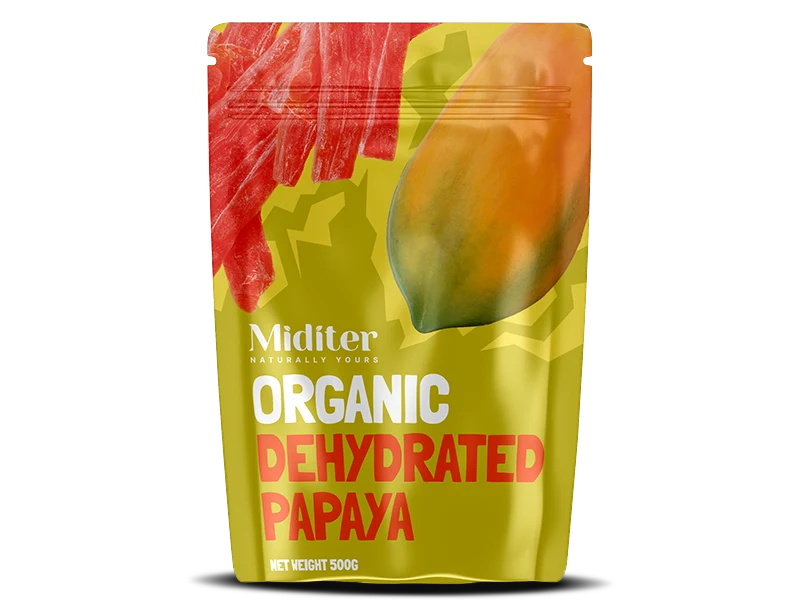 Organic Dehydrated Papaya