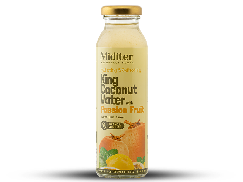 King coconut Water With Passion Fruit