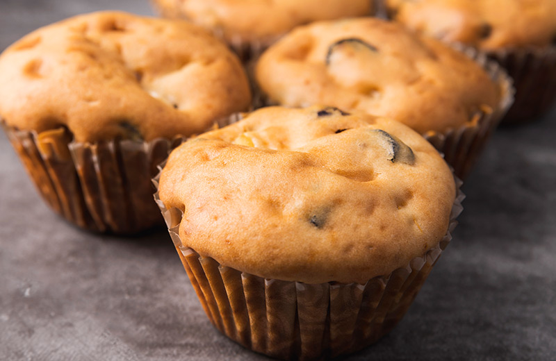 Jackfruit Banana Muffins