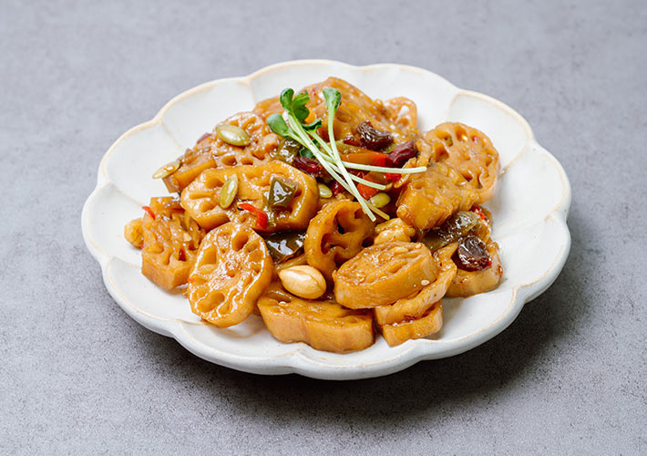 Stir-Fried Japanese Lotus Root